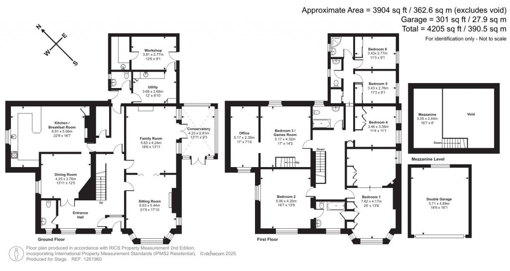 Floorplans For Chollacott Lane, Tavistock