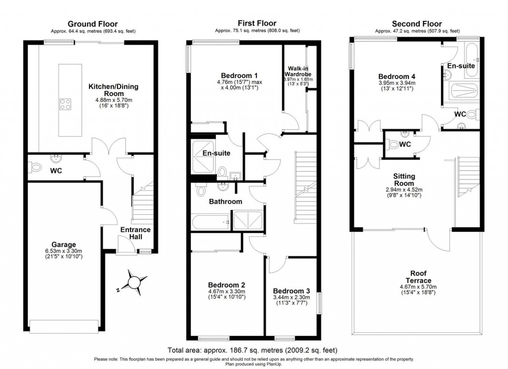 Floorplans For Baltic Way, Totnes