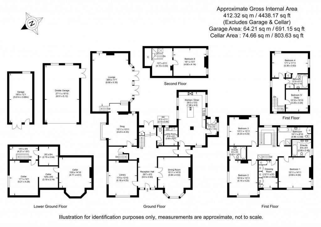 Floorplans For Wicken Road, Wicken Bonhunt, Saffron Walden