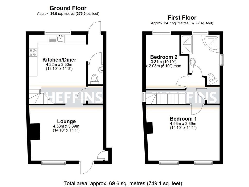 Floorplans For Holt Fen, Little Thetford, Ely