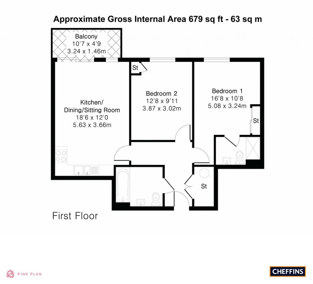 Floorplans For Spring Drive, Trumpington, Cambridge