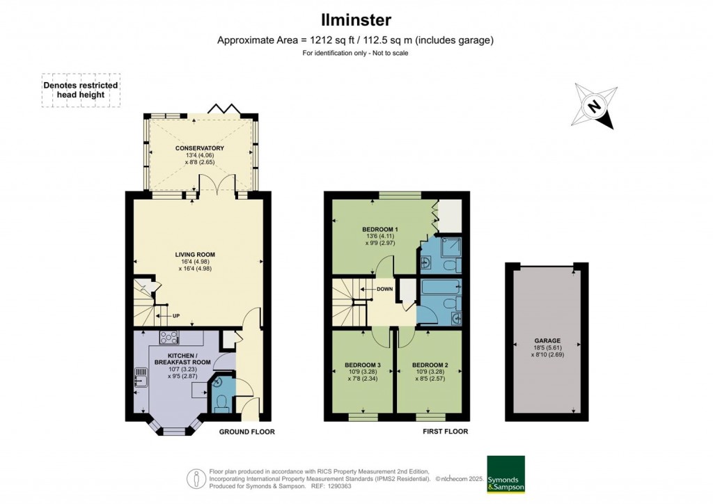 Floorplans For Heron Way, Ilminster