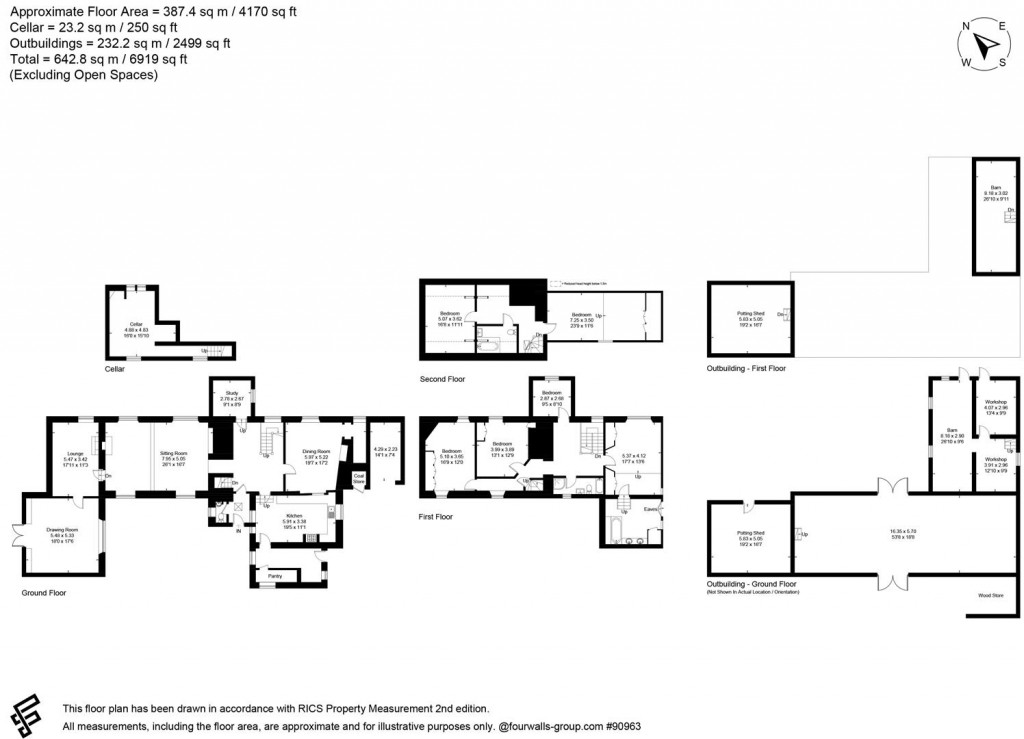 Floorplans For Todenham, Gloucestershire
