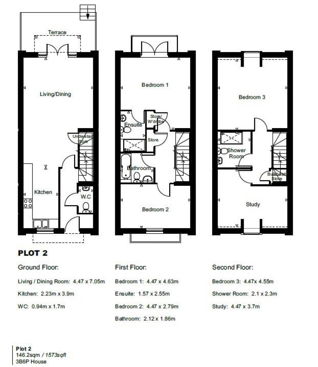 Floorplans For Litchdon Street, Barnstaple