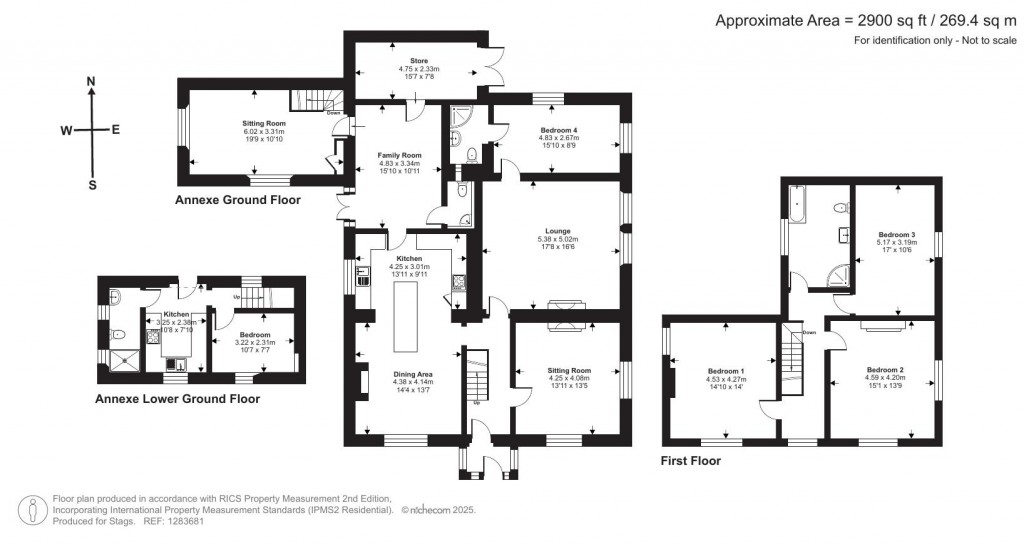 Floorplans For High Street, Kentisbeare, Cullompton
