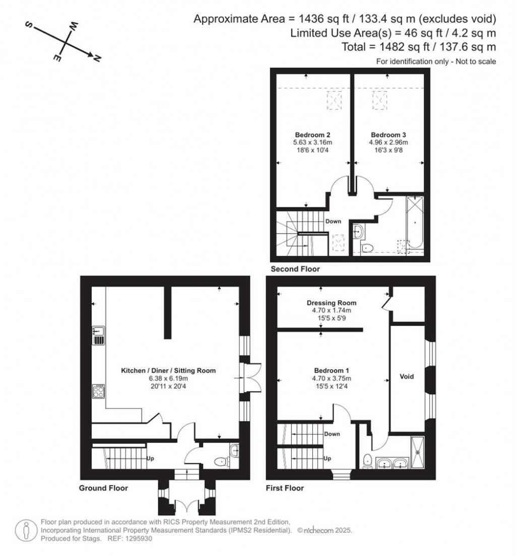 Floorplans For Church Street, Landrake, Saltash