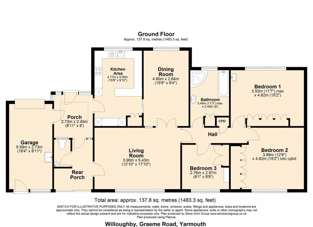 Floorplans For Norton, Isle of Wight