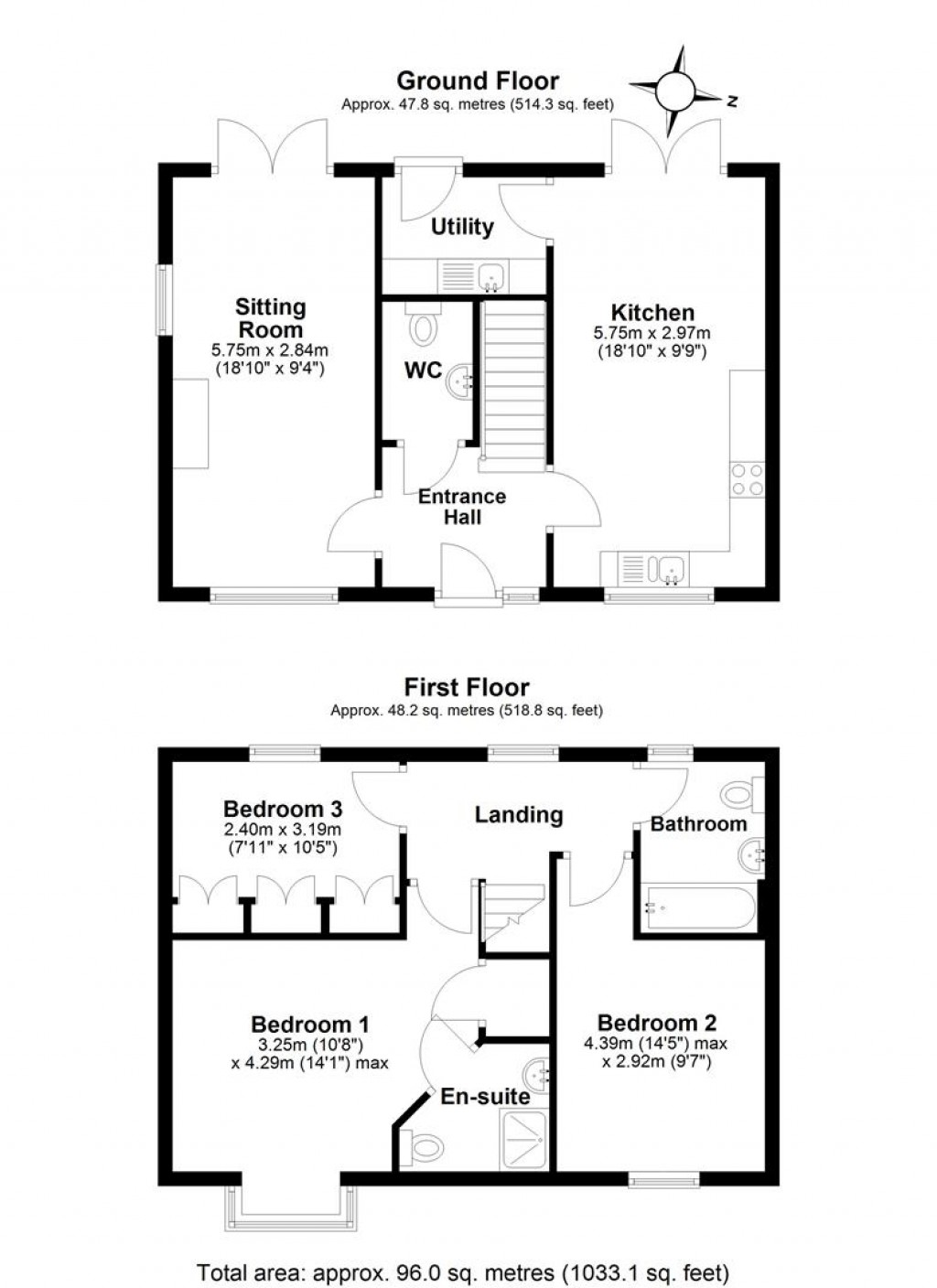 Floorplans For Eastacoombes Way, Malborough, Kingsbridge