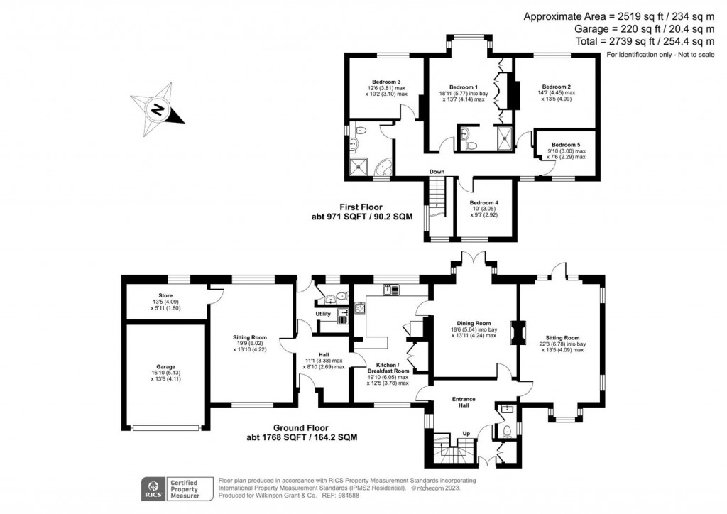 Floorplans For New North Road, Exeter