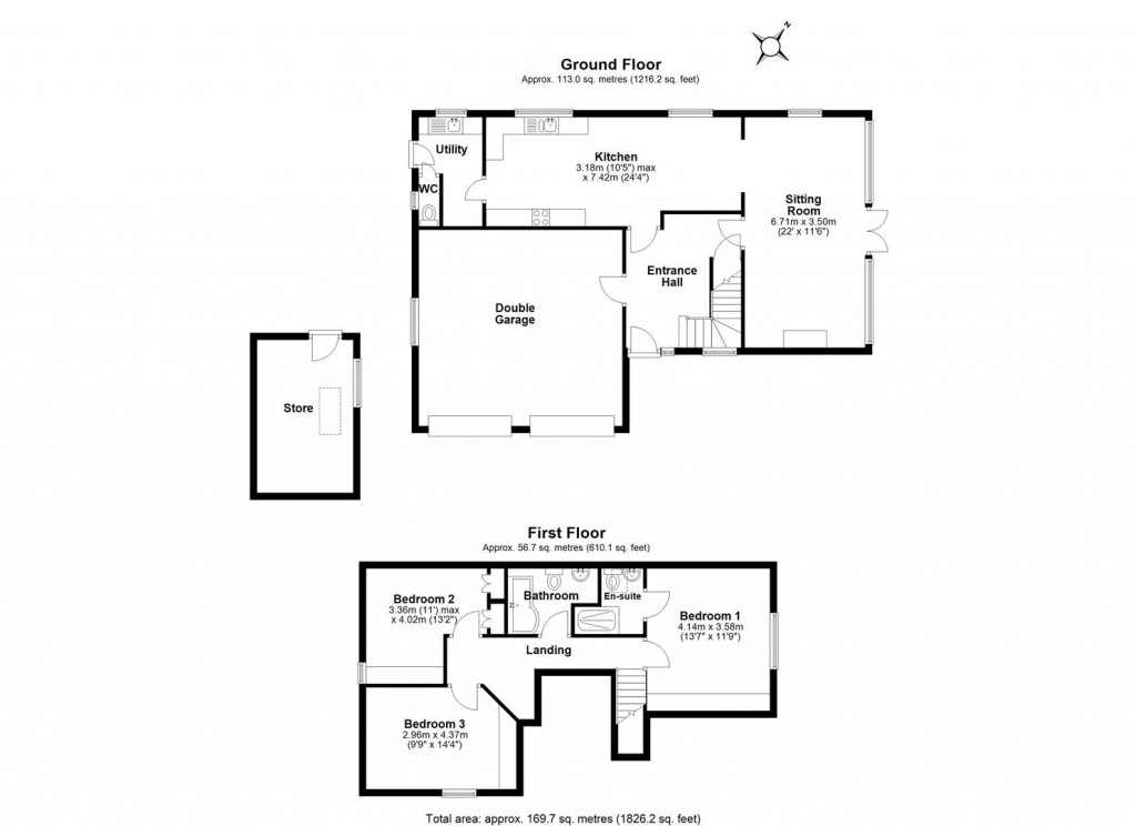Floorplans For Buckfast Road, Buckfastleigh