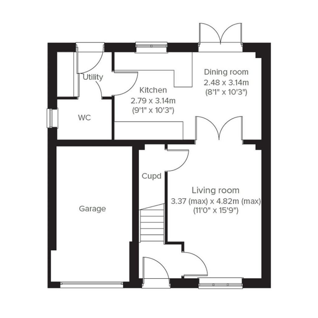 Floorplans For Clovelly Road, Bideford