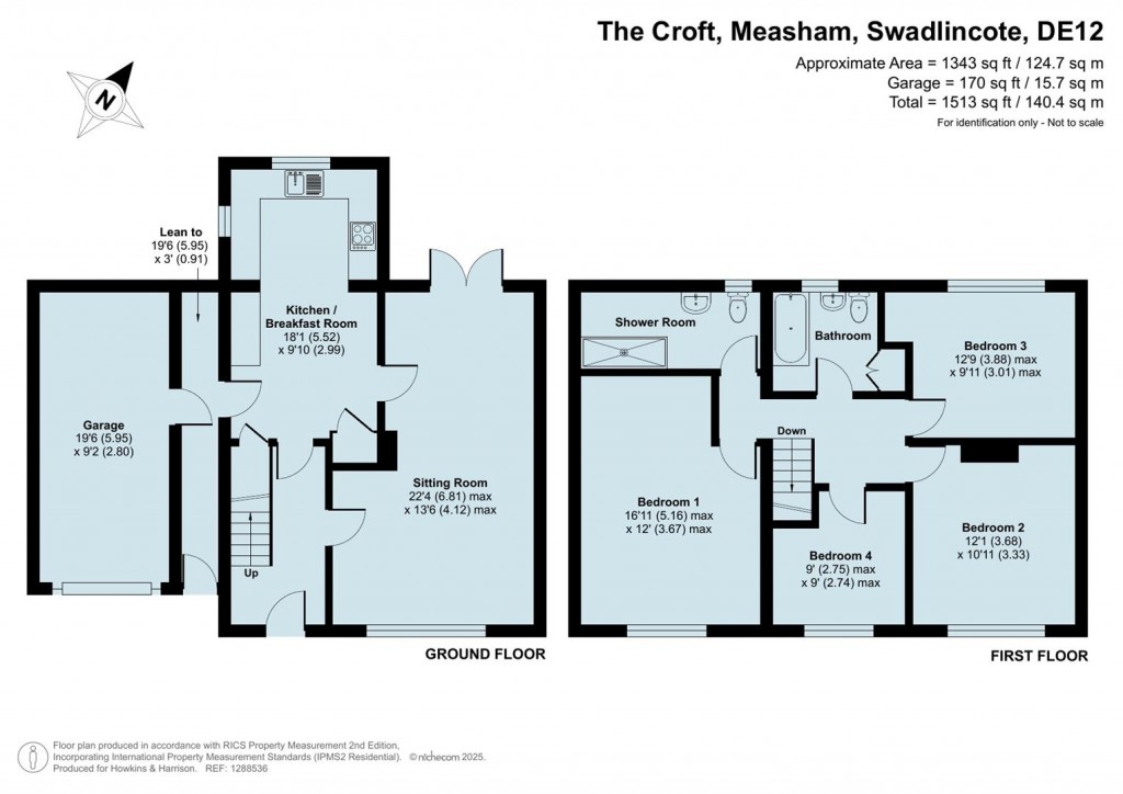 Floorplans For The Croft, Measham, DE12