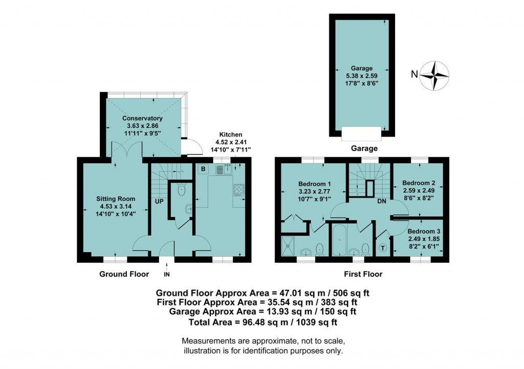 Floorplans For Lord Grandison Way, Banbury