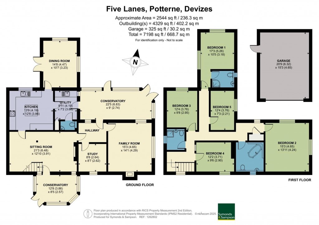 Floorplans For Five Lanes, Potterne