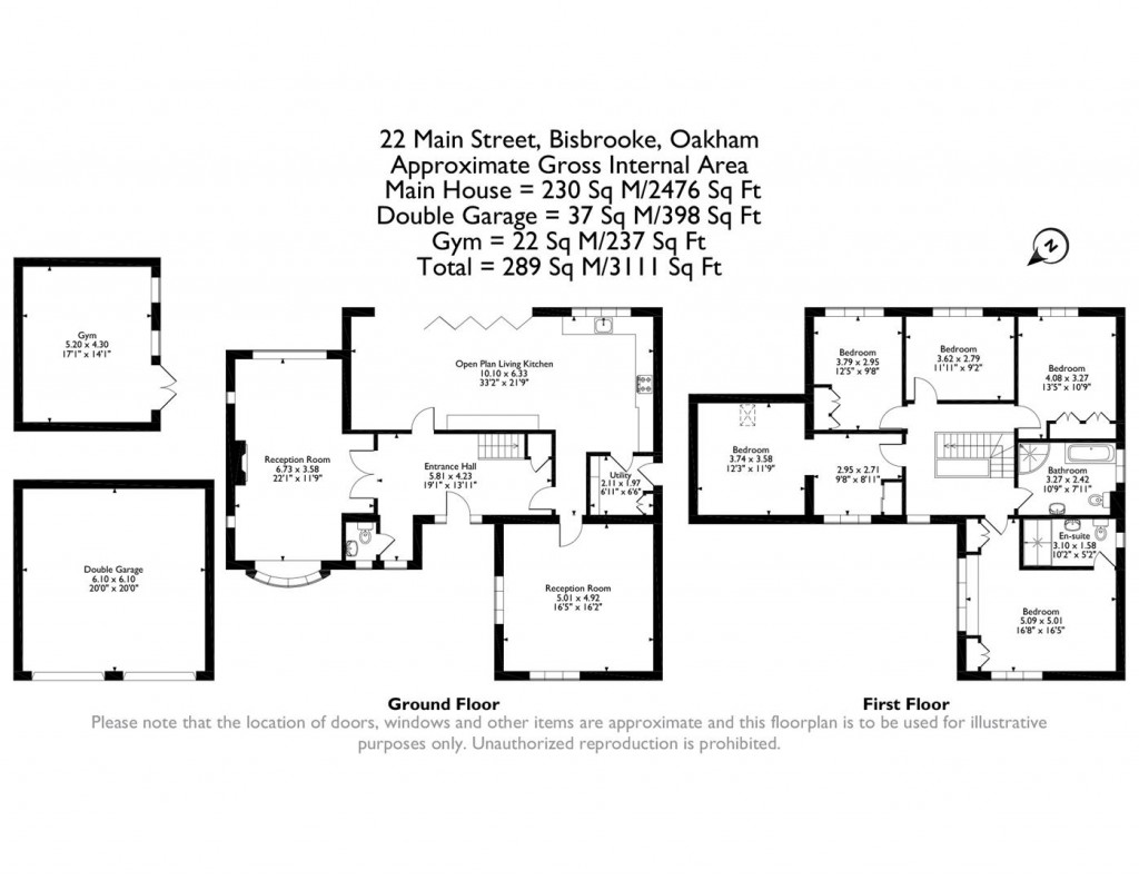 Floorplans For Main Street, Bisbrooke, Rutland