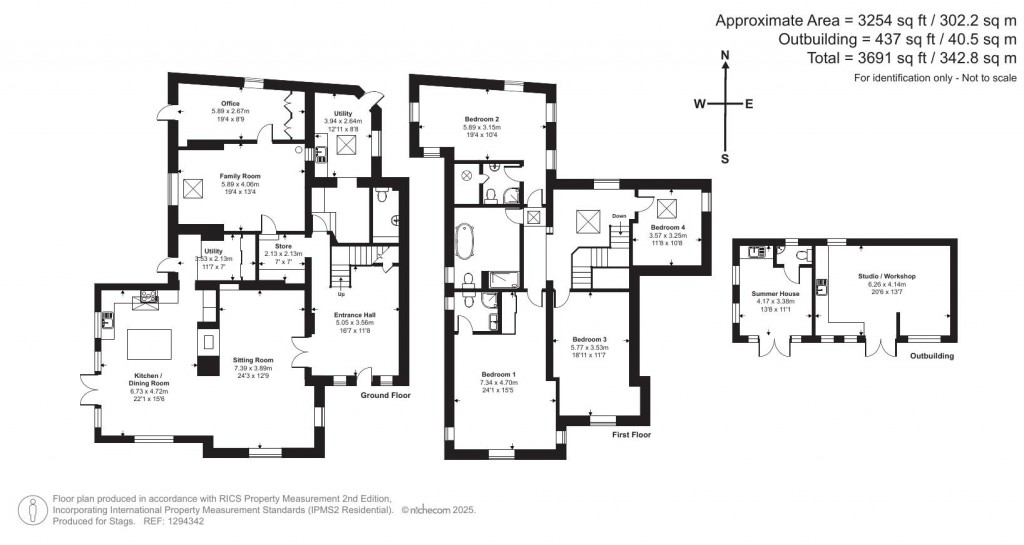 Floorplans For Blagdon, Paignton
