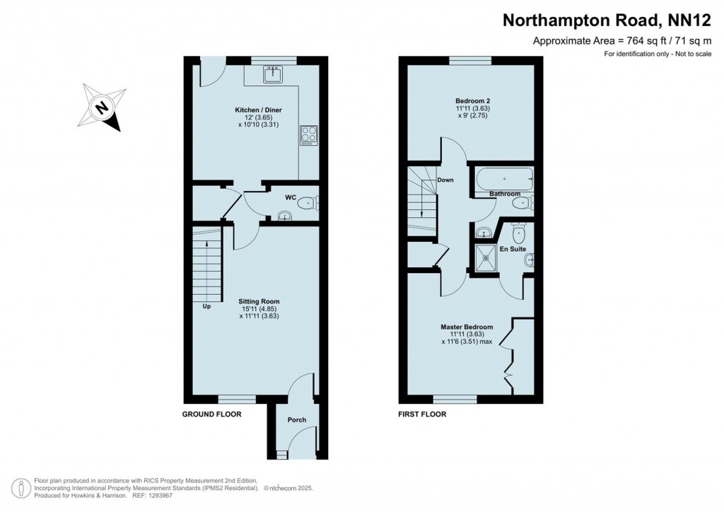 Floorplans For Northampton Road, Litchborough, NN12