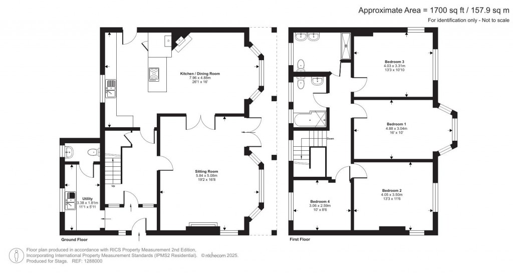 Floorplans For Beach Road, Woolacombe