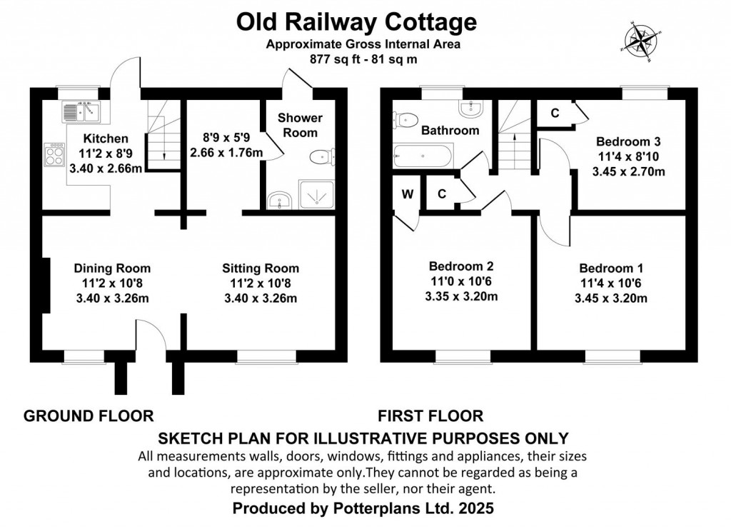 Floorplans For Bembridge, Isle Of Wight