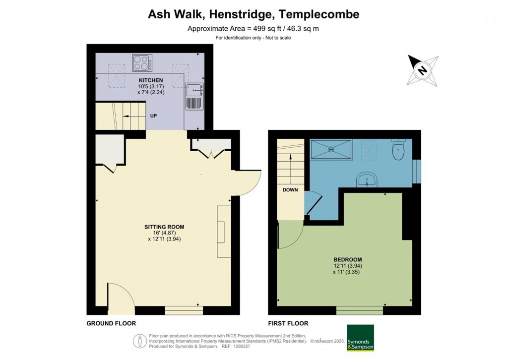 Floorplans For Ash Walk, Henstridge, Templecombe