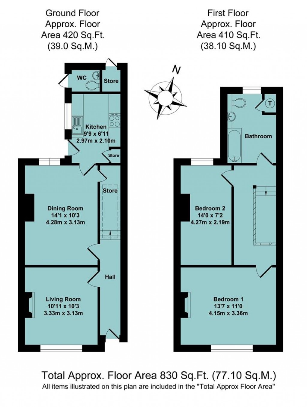 Floorplans For Merton Street, Banbury