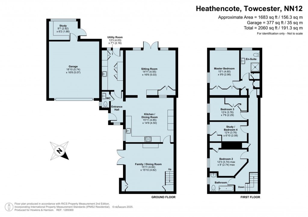 Floorplans For Park Hall Farm, Heathencote, NN12