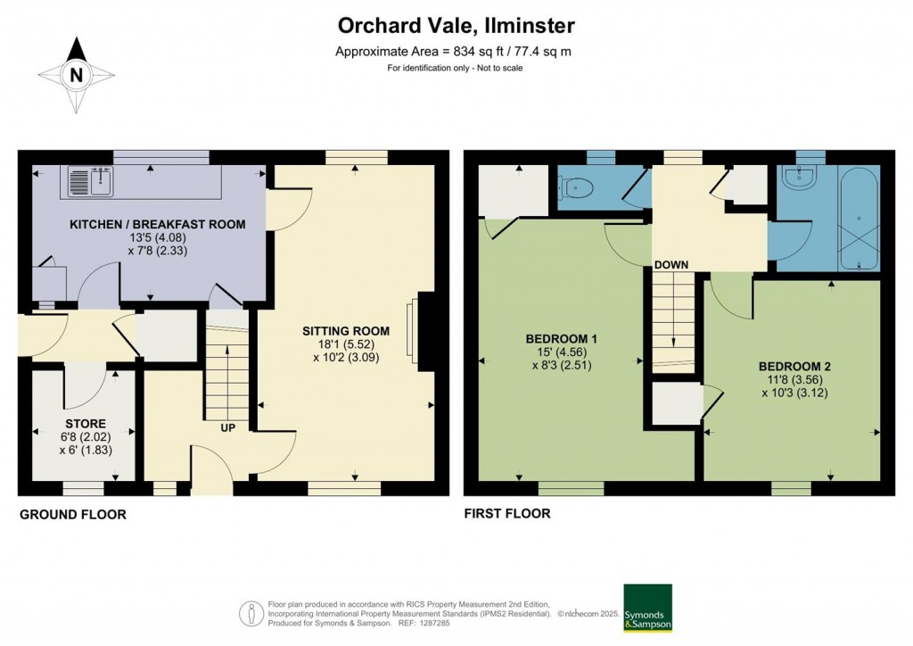 Floorplans For Orchard Vale, Ilminster