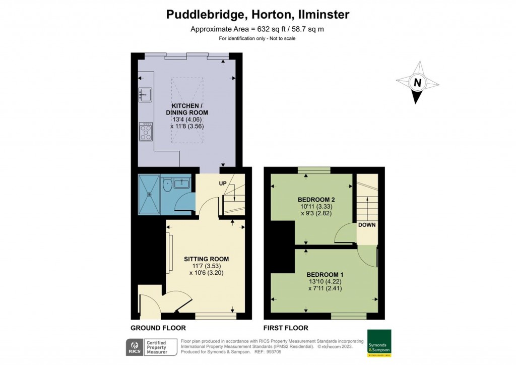 Floorplans For Puddlebridge, Horton, Ilminster