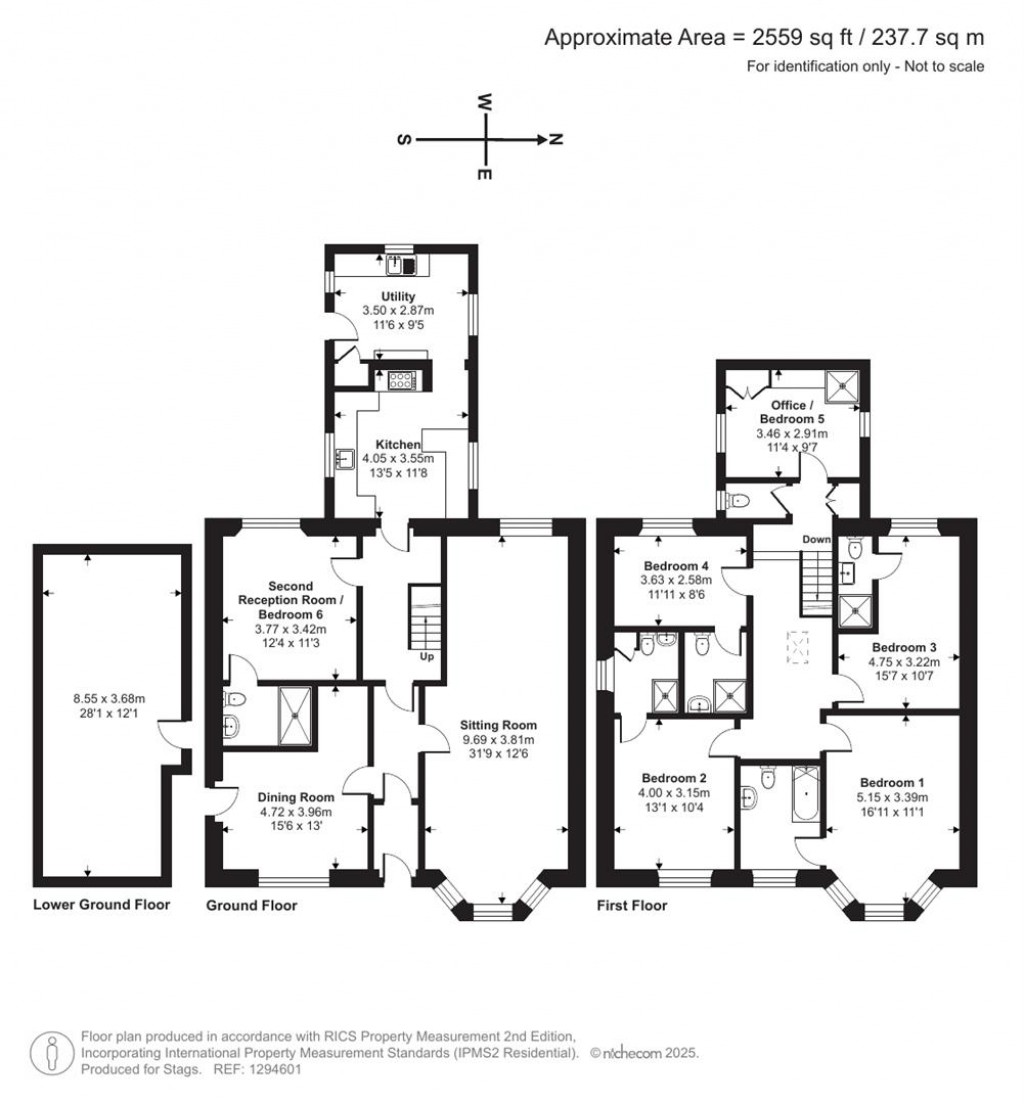Floorplans For Pendower Road, Veryan, Truro