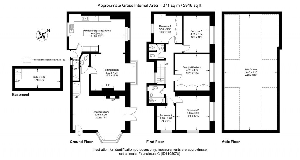 Floorplans For Clooneavin Path, Lynmouth