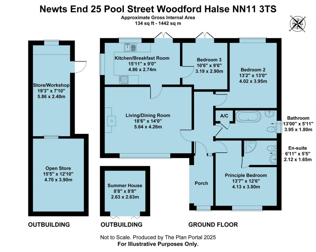 Floorplans For Pool Street, Woodford Halse, NN11
