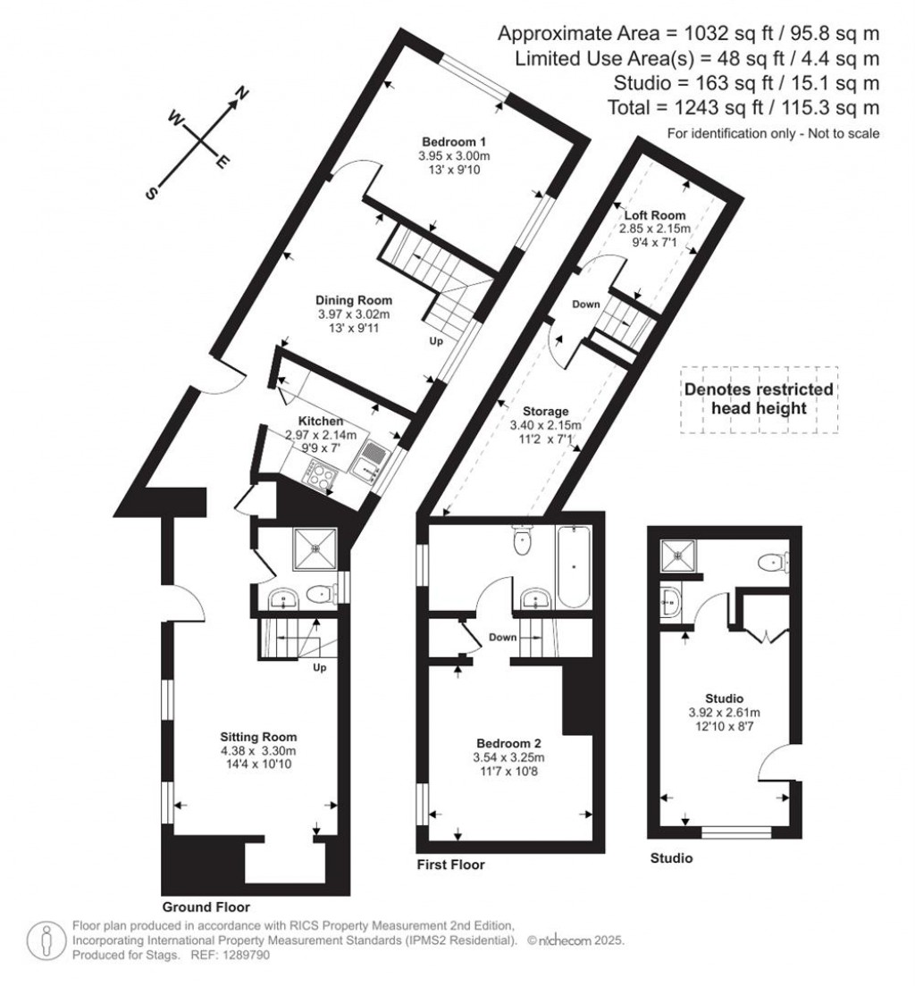 Floorplans For Widemouth Bay, Bude