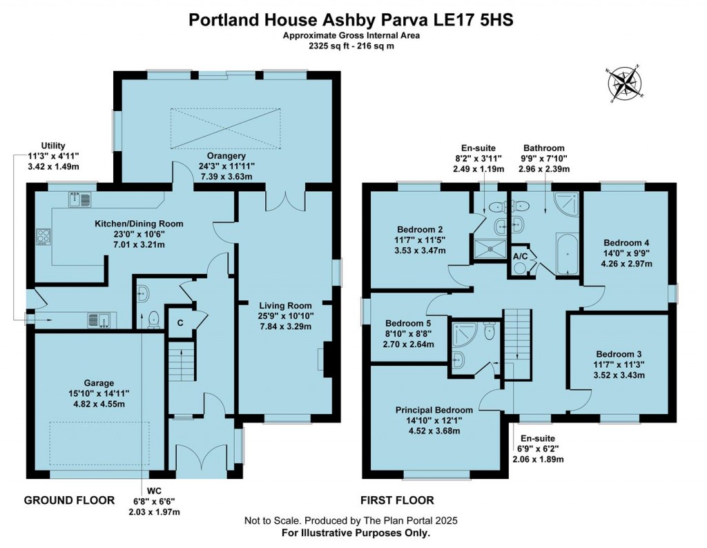 Floorplans For Main Street, Ashby Parva, Lutterworth, LE17