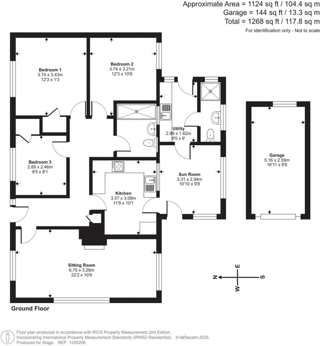 Floorplans For Glebelands, Puddington, Tiverton