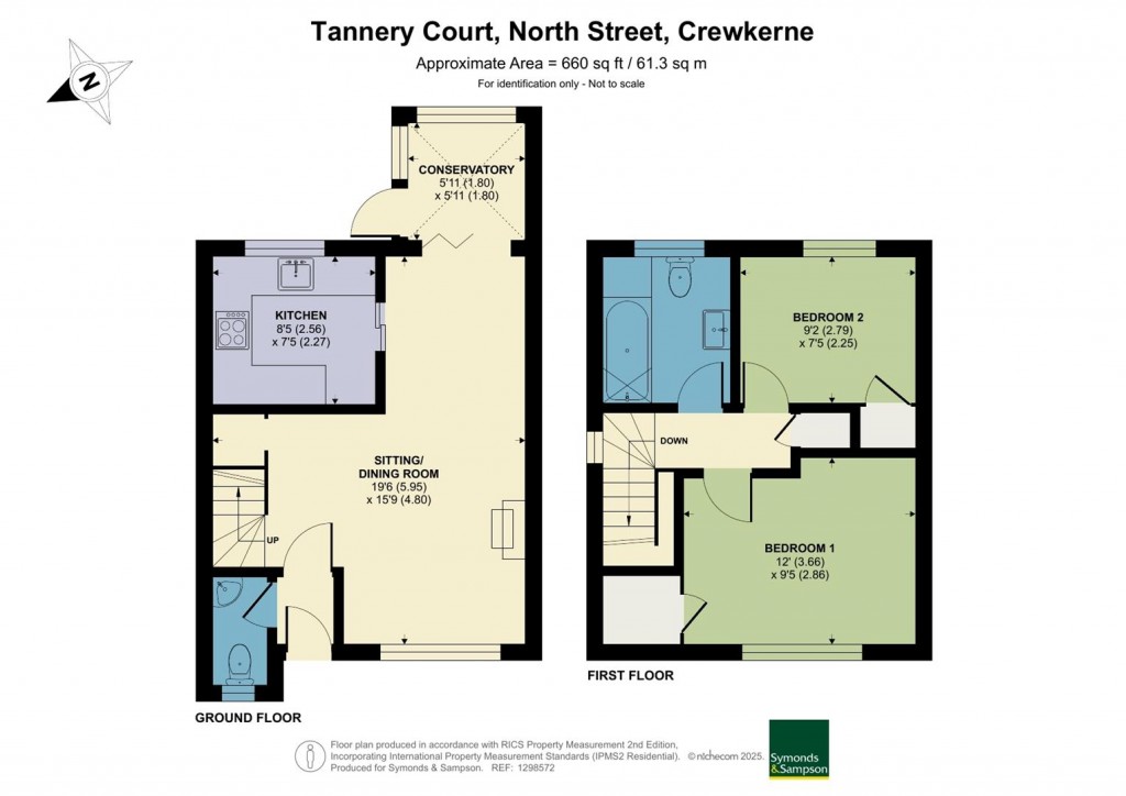 Floorplans For North Street, Crewkerne