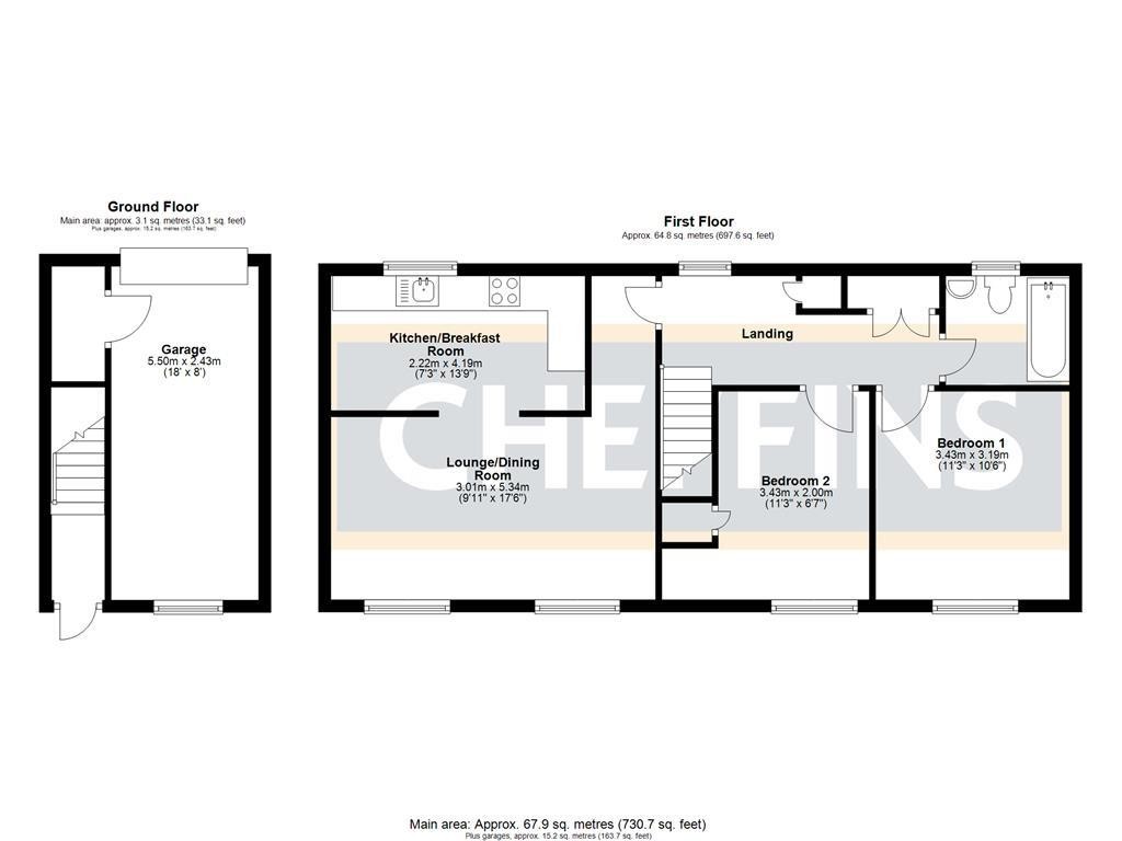 Floorplans For Allen Road, Ely