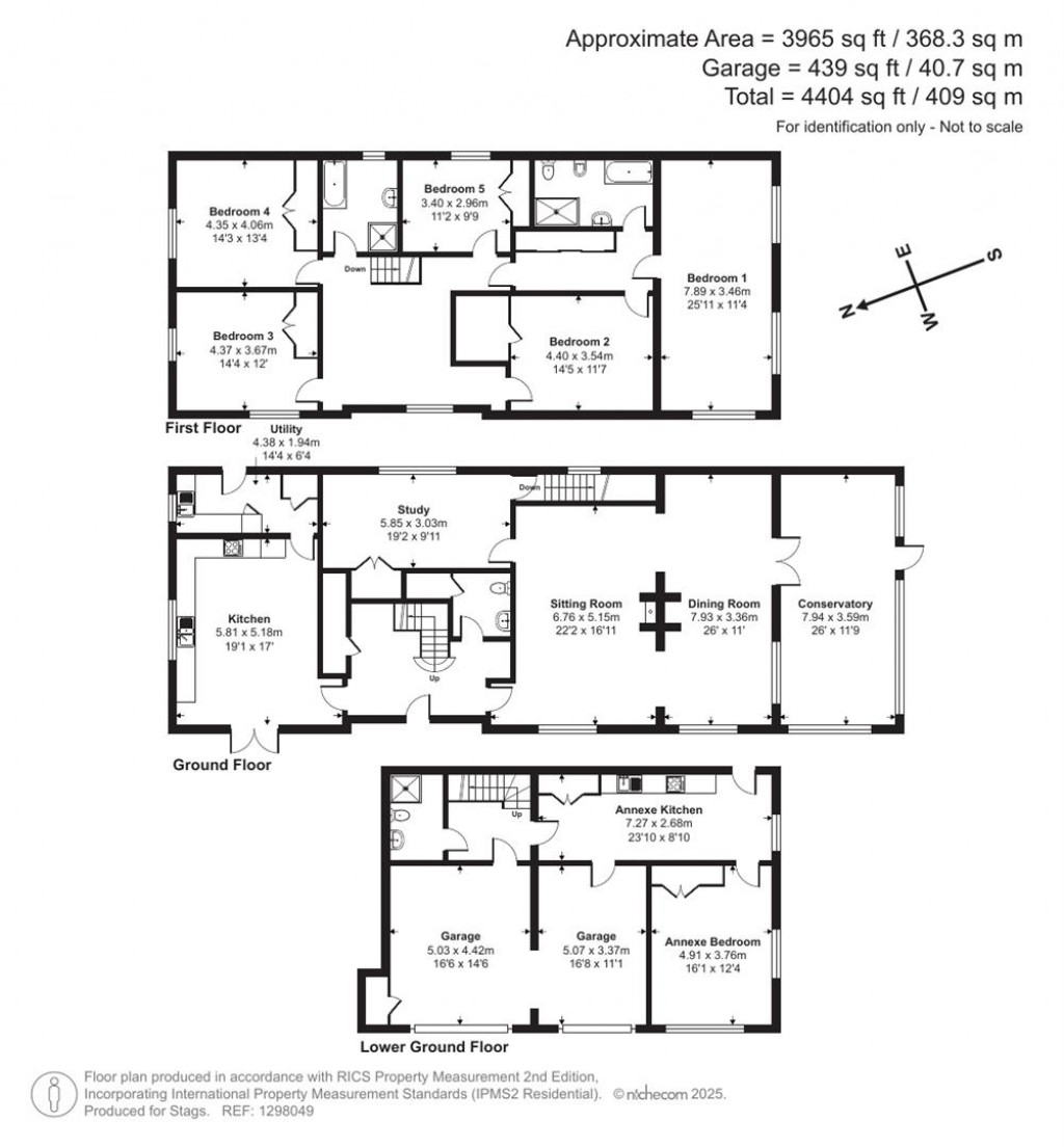 Floorplans For Church Lane, Frithelstockstone, Torrington