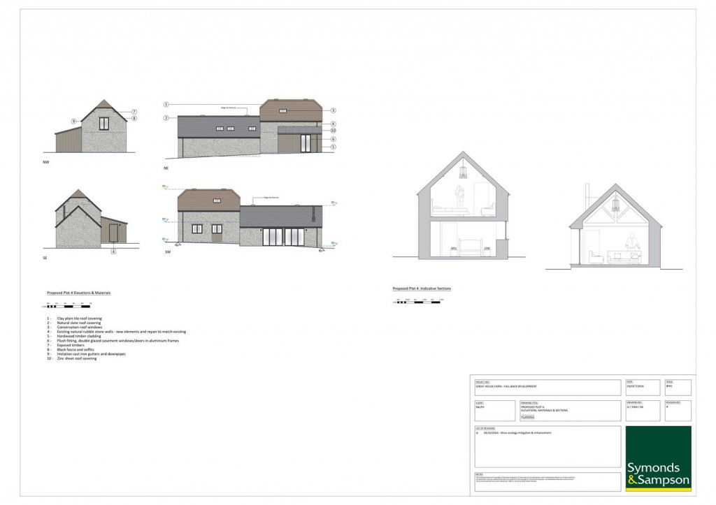 Floorplans For Stour Row, Shaftesbury