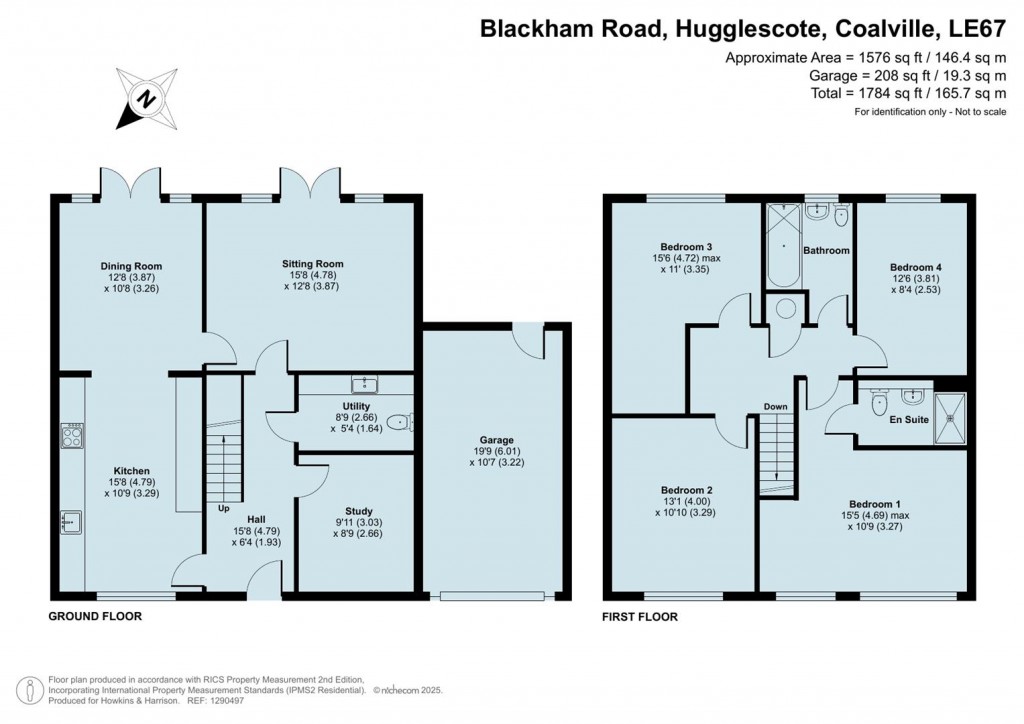 Floorplans For Blackham Road, Hugglescote, LE67