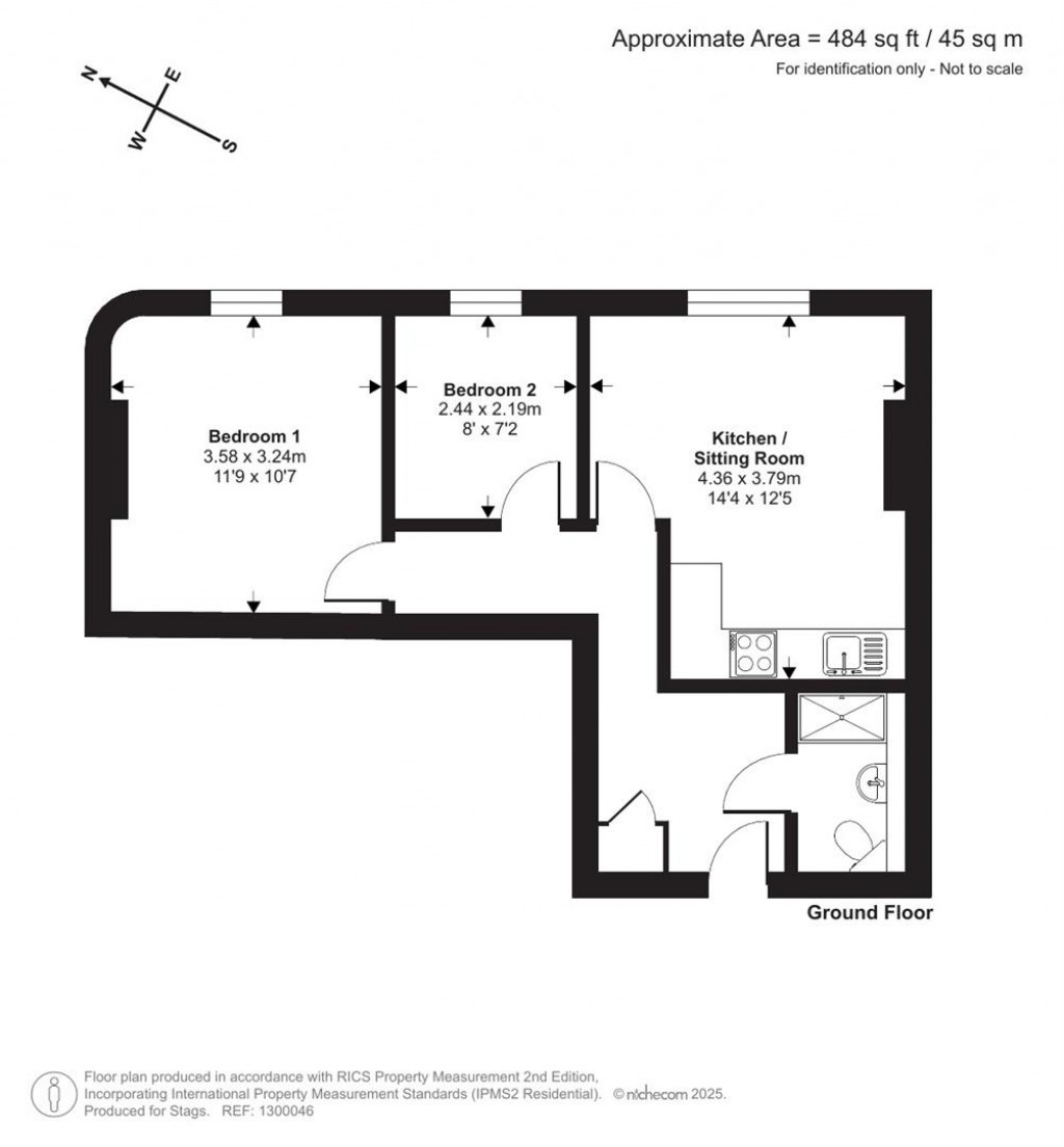 Floorplans For Globe Court, Dowell Street, Honiton