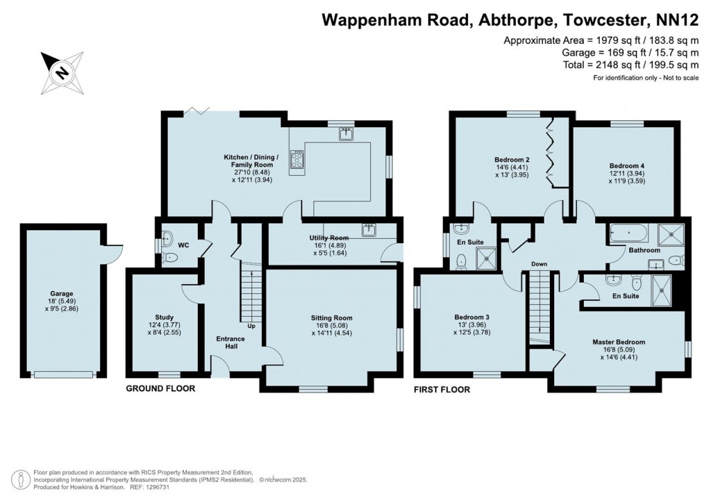 Floorplans For Wappenham Road, Abthorpe, NN12