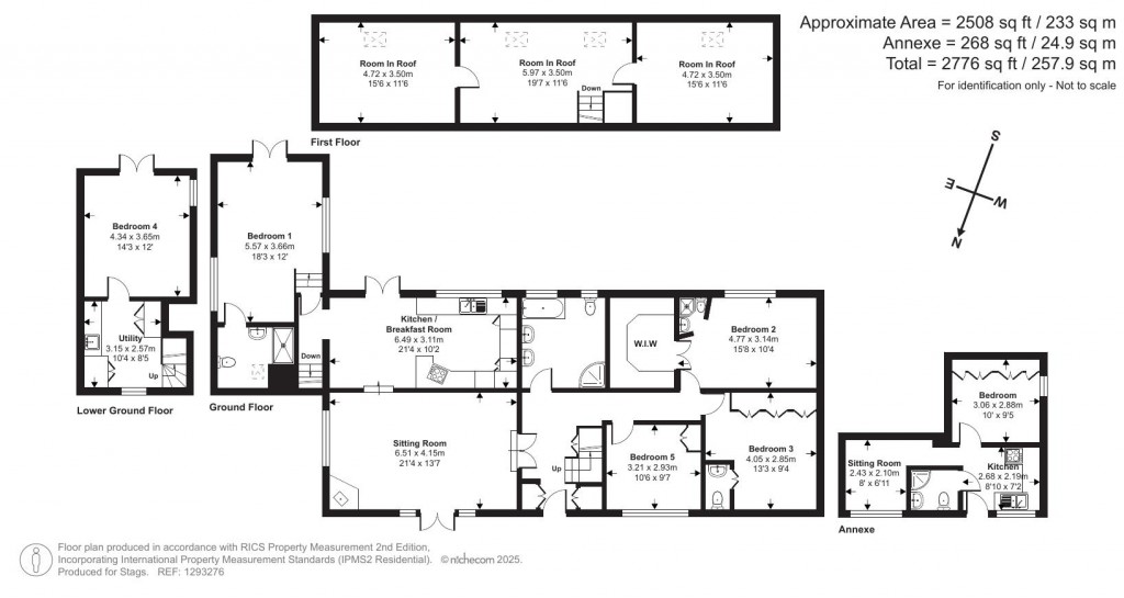 Floorplans For Village Road, Christow, Exeter