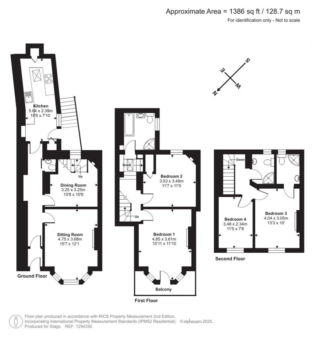 Floorplans For Newberry Road, Combe Martin, Ilfracombe