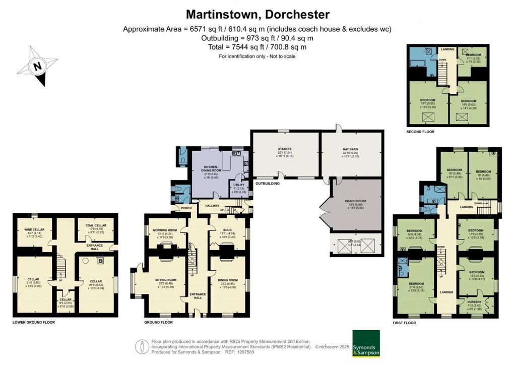 Floorplans For Martinstown, Dorchester, Dorset