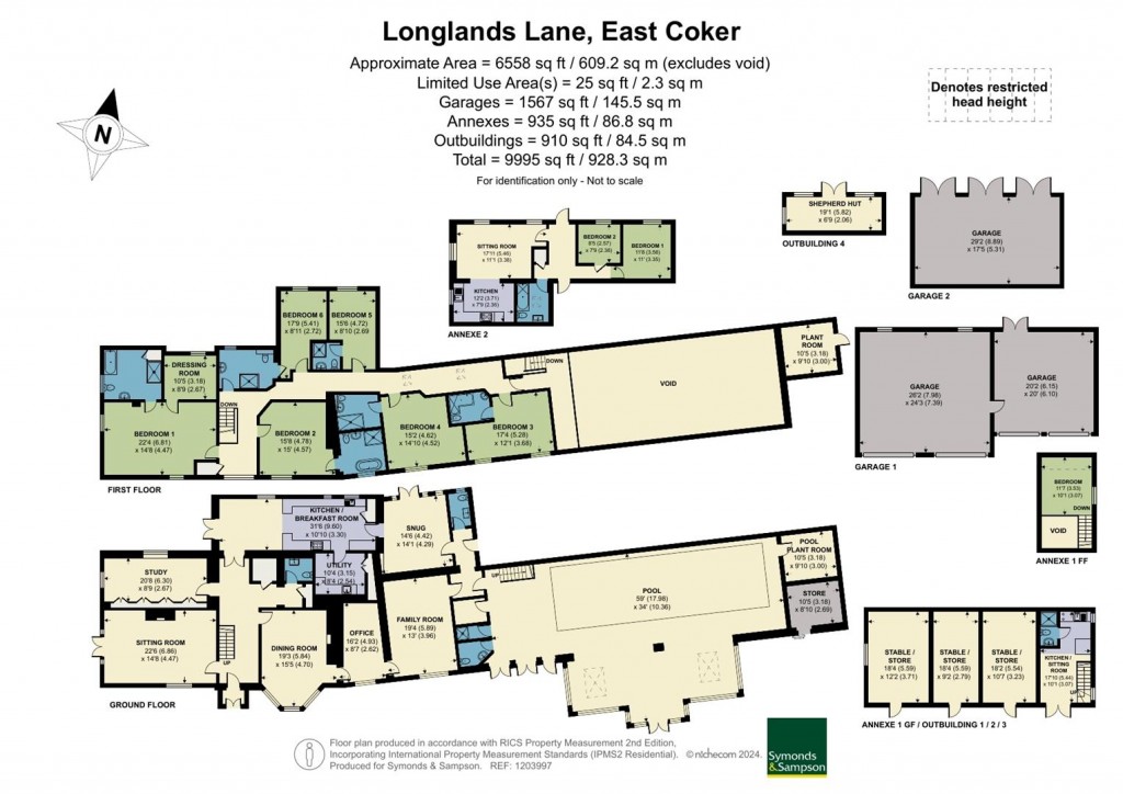 Floorplans For East Coker, Yeovil, Somerset