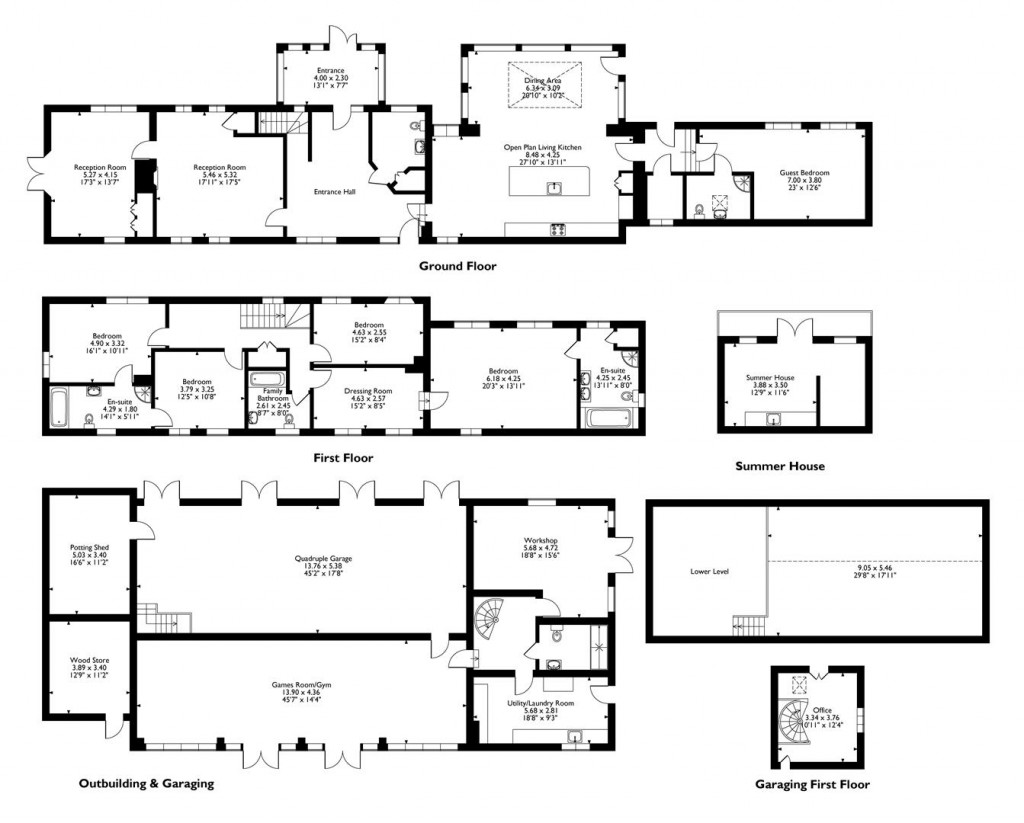 Floorplans For Uppingham Road, Bisbrooke, Rutland