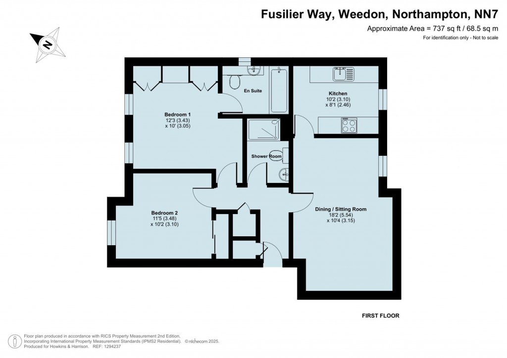 Floorplans For Fusilier Way, Weedon, NN7