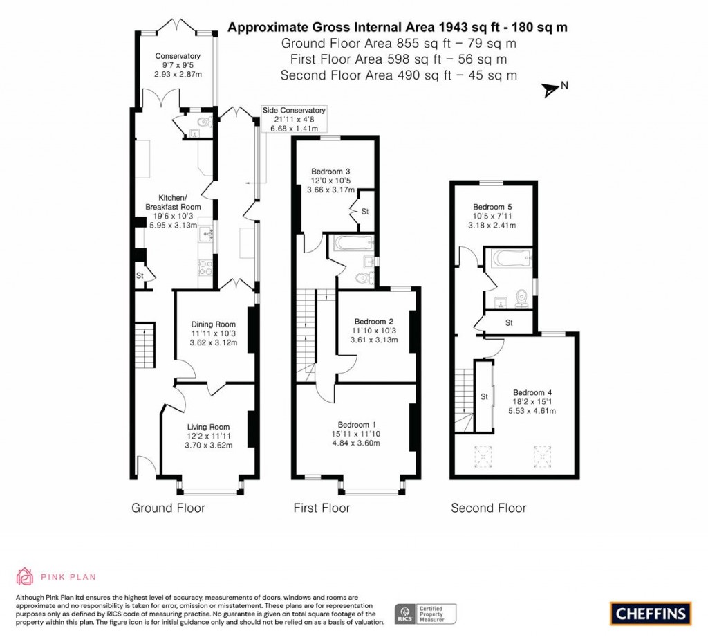 Floorplans For Hinton Avenue, Cambridge, CB1