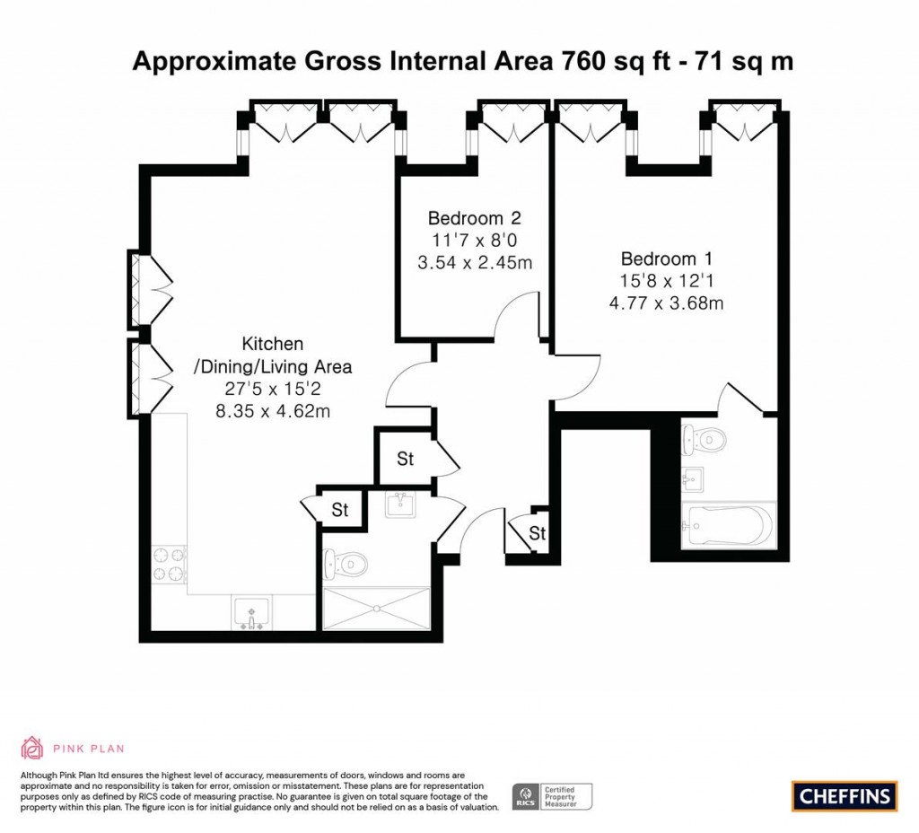 Floorplans For Broad Street, Ely