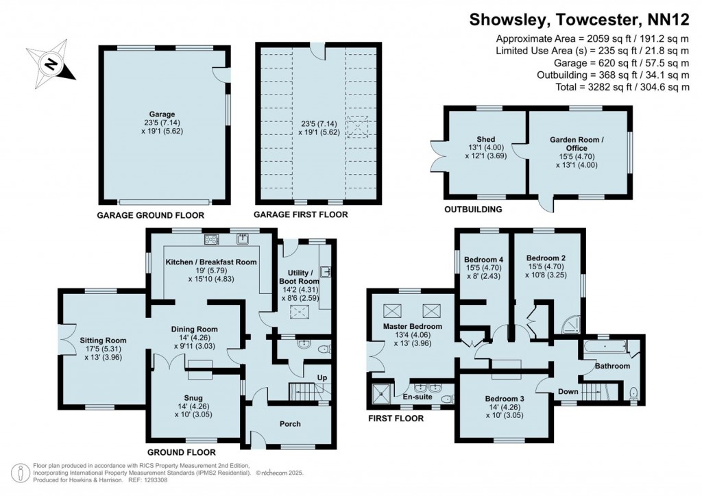 Floorplans For Showsley, Towcester, NN12